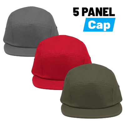 Five Panel cap / Camp Hat/ Lightweight Nylon - apparel